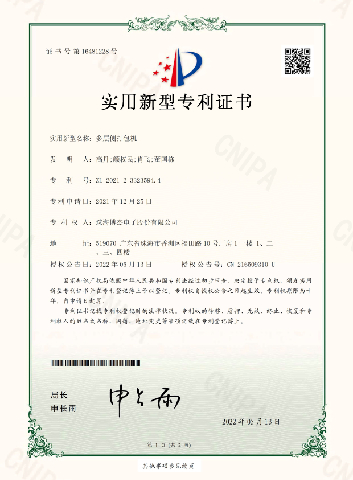 Patent Certificate Of Multi-layer Side Packing Machine