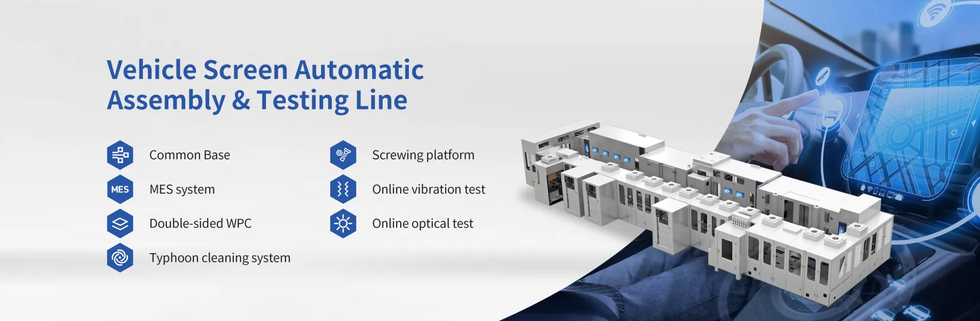 Vehicle Screen Automatic Assembly&Testing Line